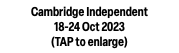 Cambridge Independent  18-24 Oct 2023 (TAP to enlarge)